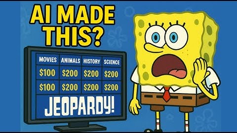 I Used AI to Make a SpongeBob Jeopardy Game — It Actually Works!