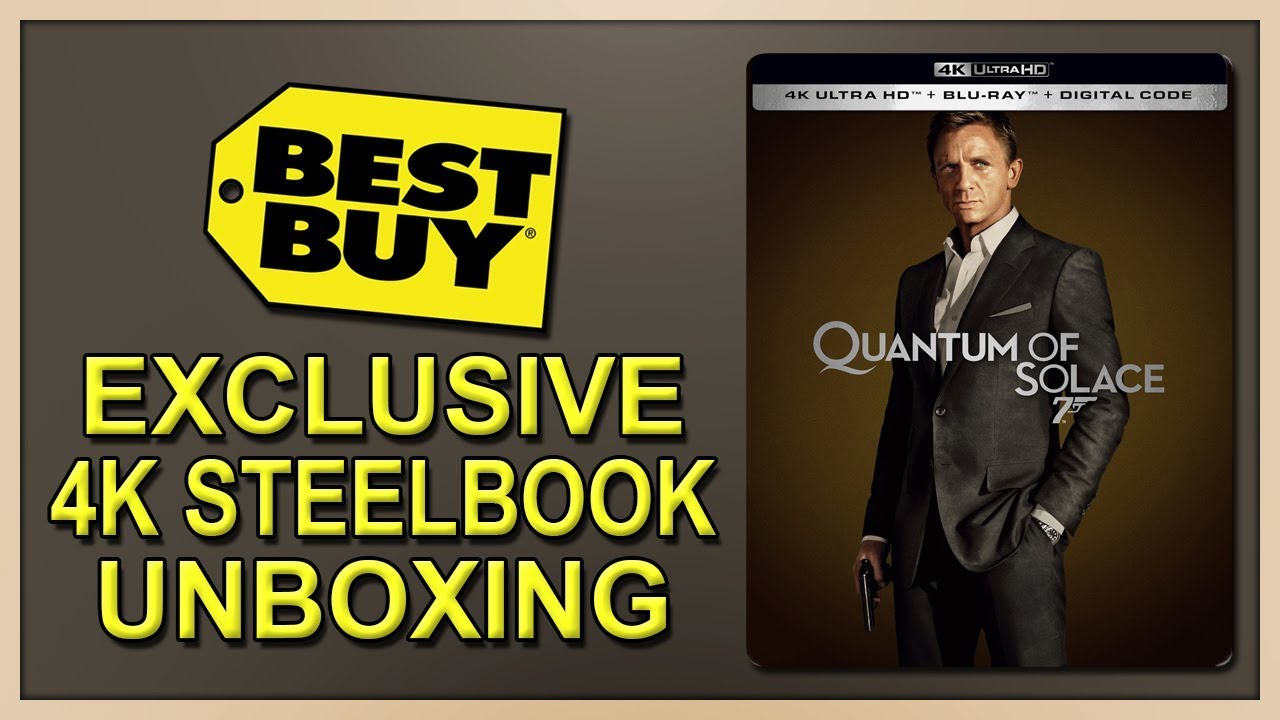Casino Royale Best Buy Exclusive 4K+2D Blu-ray SteelBook Unboxing