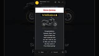 When u received ur dream bike delivery notification #hunter350