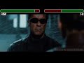 T-850 Terminator vs. T-X Terminator fight WITH HEALTHBARS | HD | Terminator 3: Rise of the Machines