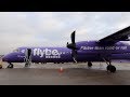 Flying out of London City airport with Flybe's Dash 8 Q400