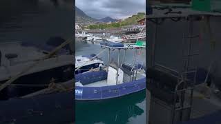 MADEIRA - A small boat is in the harbor - Machico
