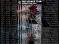 Voyage Tour 2024 | The Longest Johns #shorts