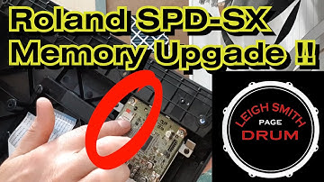 Roland SPD SX memory upgrade Part 2