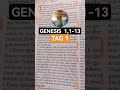Talitakum Tag 1 Genesis #bibel #shorts #jesus