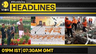 'vande Mataram' Makes Red Fort Debut | Pm Modi's Big Push For Youth | Wion Headlines