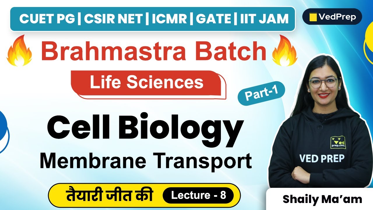 Cell Biology | Life Sciences | CUET PG | CSIR NET | ICMR | GATE | IIT ...