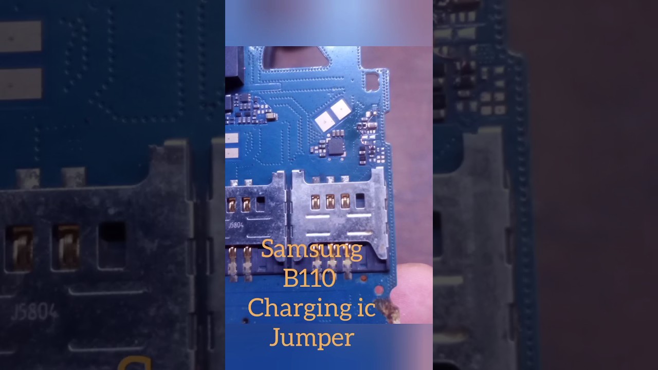 samsung B110 charging ic jumper YouTube