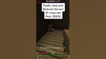 #shorts Join my Minecraft Server! #minecraft Java and Bedrock #minecraftserver #minecraftsmp #ruxor