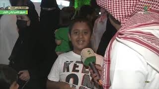 مراسل السعودية من طريق الأمير تركي الأول ولقاءات مع المواطنين بمناسبة اليوم الوطني