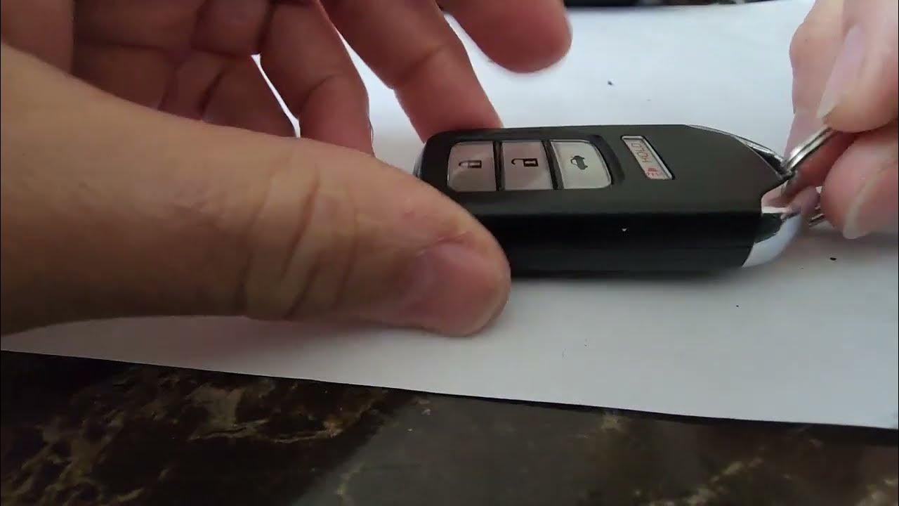 Key Fob battery replacement 2020 Honda Civic SI - YouTube