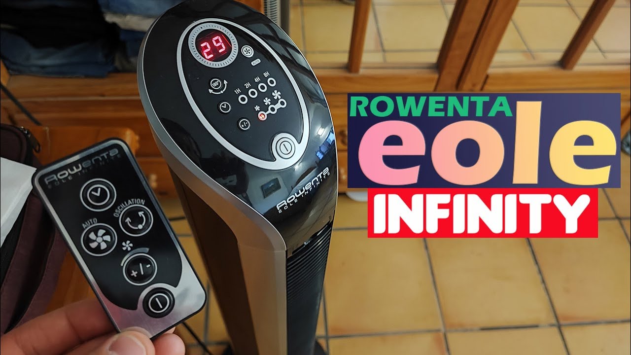 Rowenta telecomando controllo remoto funzioni ventilatore Eole Infinite VU6670 e