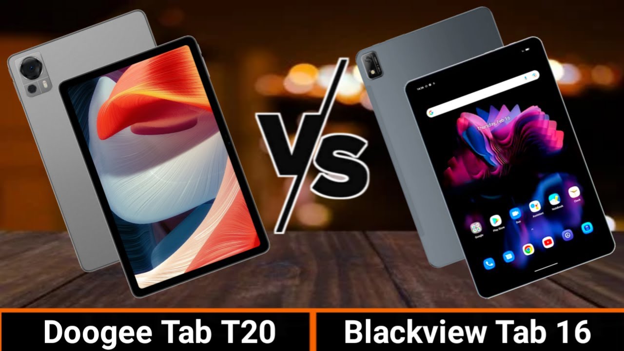 Doogee Tab T20 Vs Blackview Tab 16