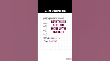 Proportion Review for the ACT and SAT Math Section #shorts