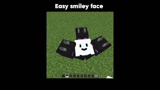 Easy minecraft smiley face
