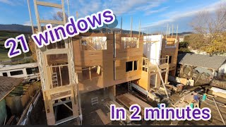 Window install beast mode 🤠 #framing #satisfying by Awesome Builds  1,149 views 4 months ago 2 minutes, 28 seconds