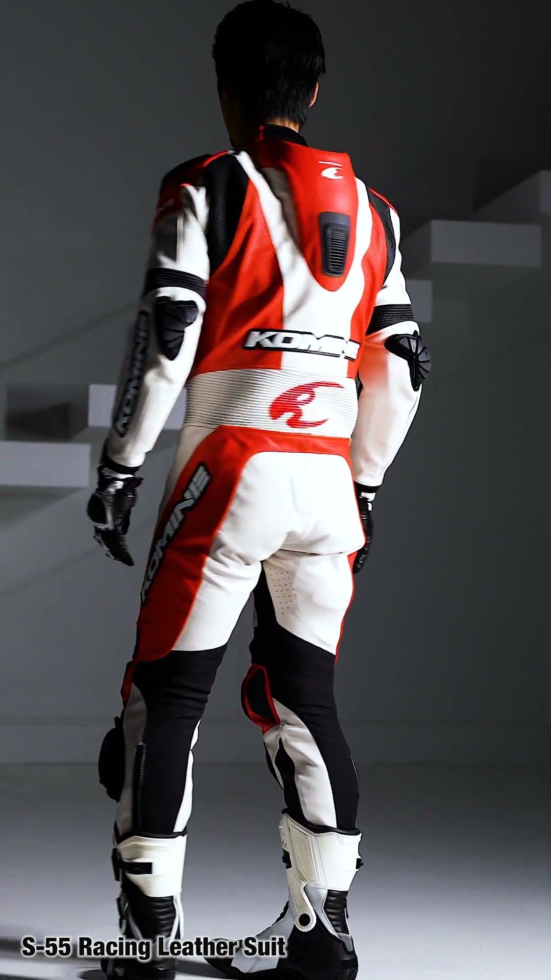 S-55 Racing Leather Suit - YouTube