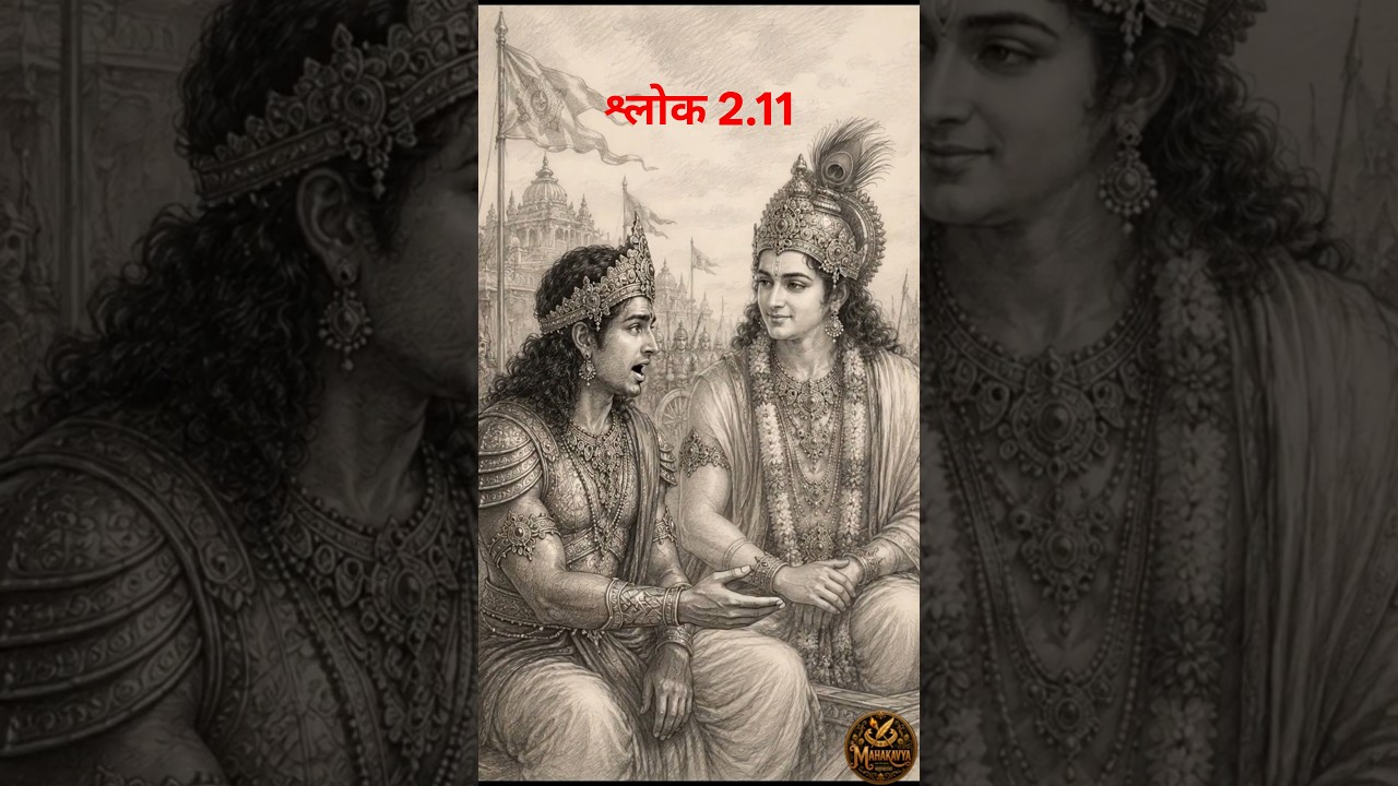 2.11 Hindi समझदार व्यक्ति किसके लिए शोक नहीं करता? | Bhagavad Gita Shlok 2.11