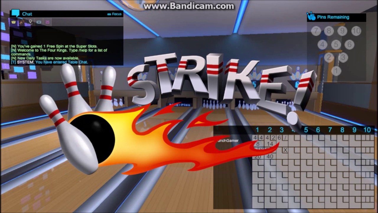 The Four Kings Casino & Slots Let's Go Bowling! YouTube