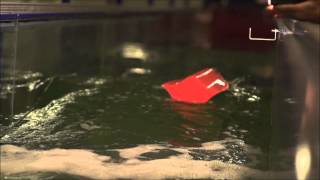Wave tank testing of ocean power module