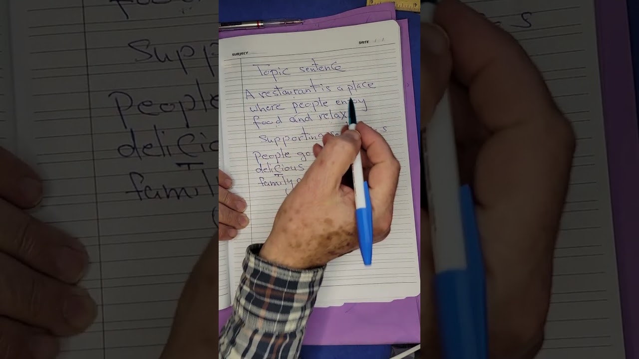 How to write a paragraph