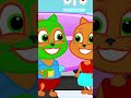Mascarilla Verde Bebe 🥒🥒🥒 Familia de Gatos Dibujos Animados Para Niños #animados