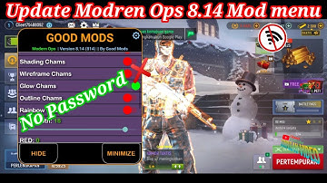 NO PASSWORD _ Modern Ops V8.14 Mod menu