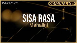 Karaoke SISA RASA - Mahalini | ORIGINAL KEY / NADA ASLI | Instrumental Minus One Karaoke with Lyrics