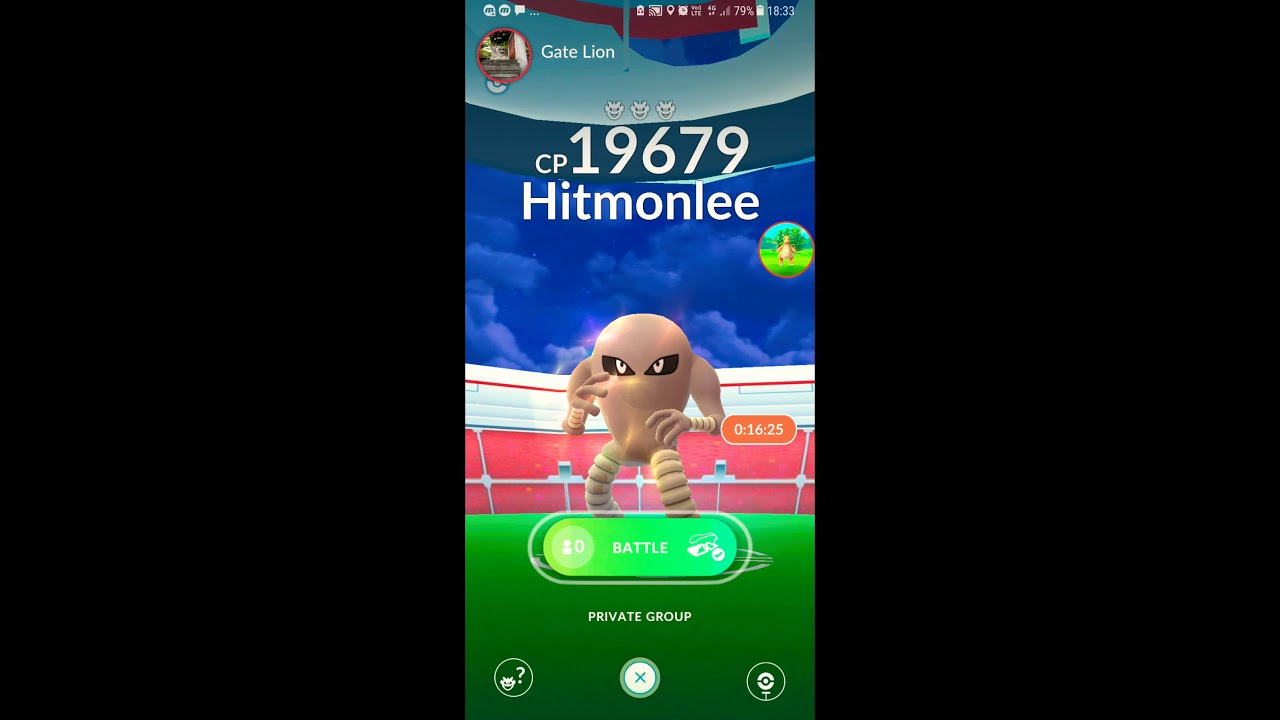 (SPECIAL EVENT) POKEMON GO RAID BOSS SOLO HITMONLEE
