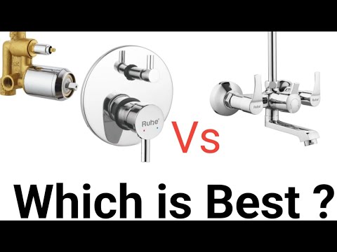 Diverter Vs Wall Mixer | which is best for your bathroom | अपने घर में
