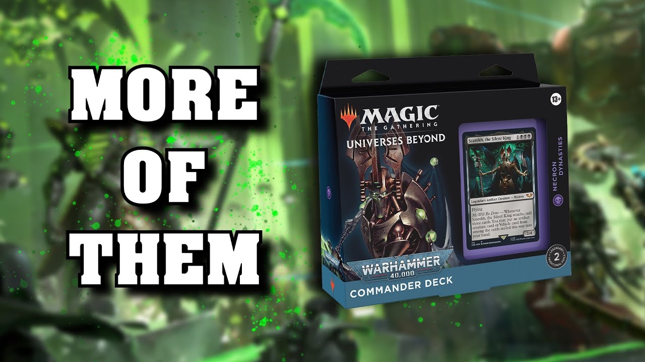 Second Print Run incoming for MTG x Warhammer 40k Decks!