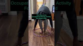 One Ring Jump l Occupational Therapy For Autism at Home to Reduce Hyperactivity #autism #shorts #asd
