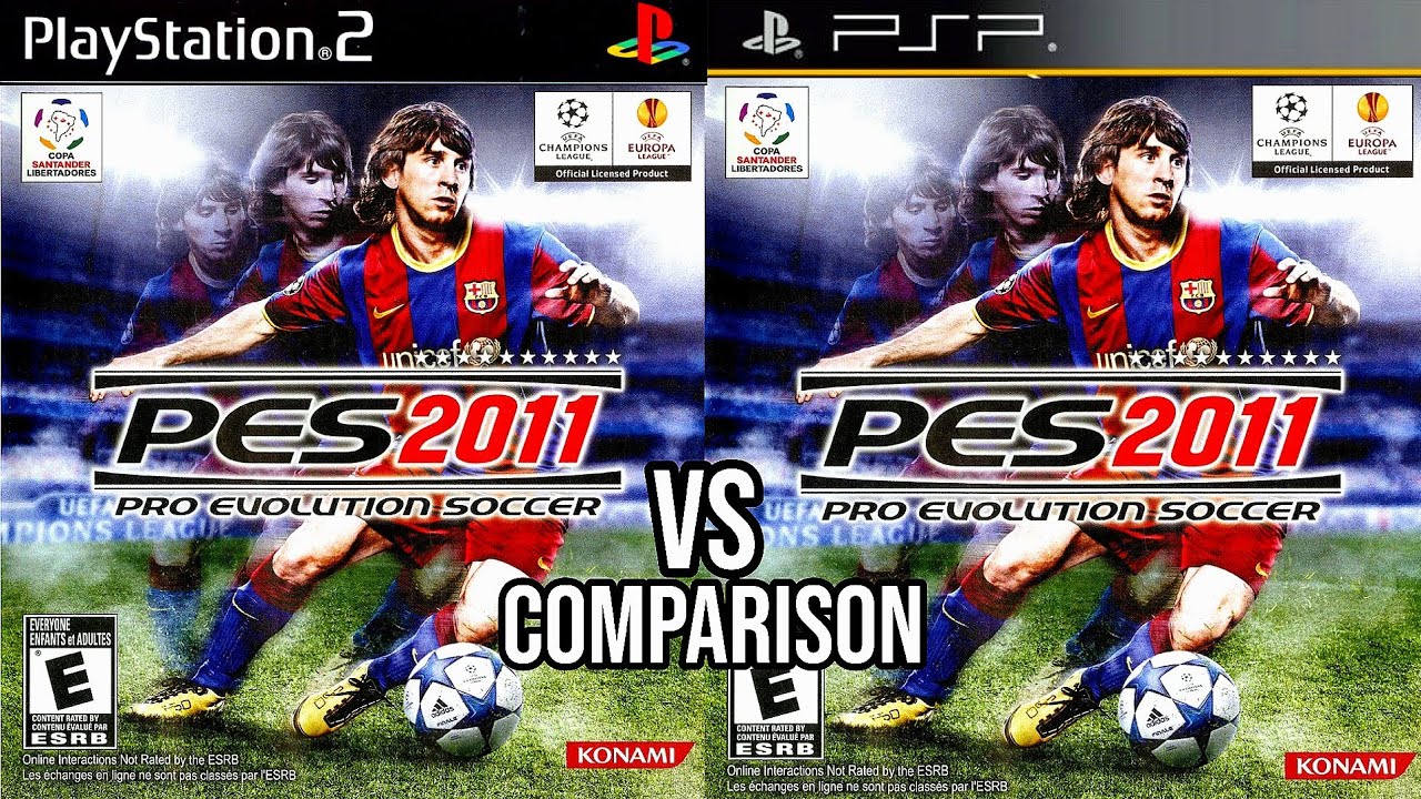 PES 2011 PS2 Vs PSP 