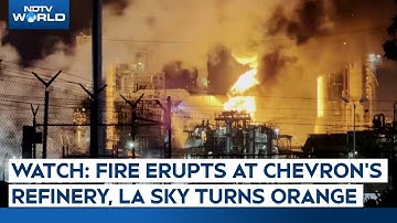 LA Fire: Video Shows Massive Blaze At Chevron Refinery In El Segundo, Near Los Angeles