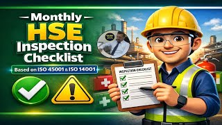 How to Do Monthly HSE Inspection Checklist | ISO 45001 & ISO 14001 Explained#qhseakbarjillani#hse