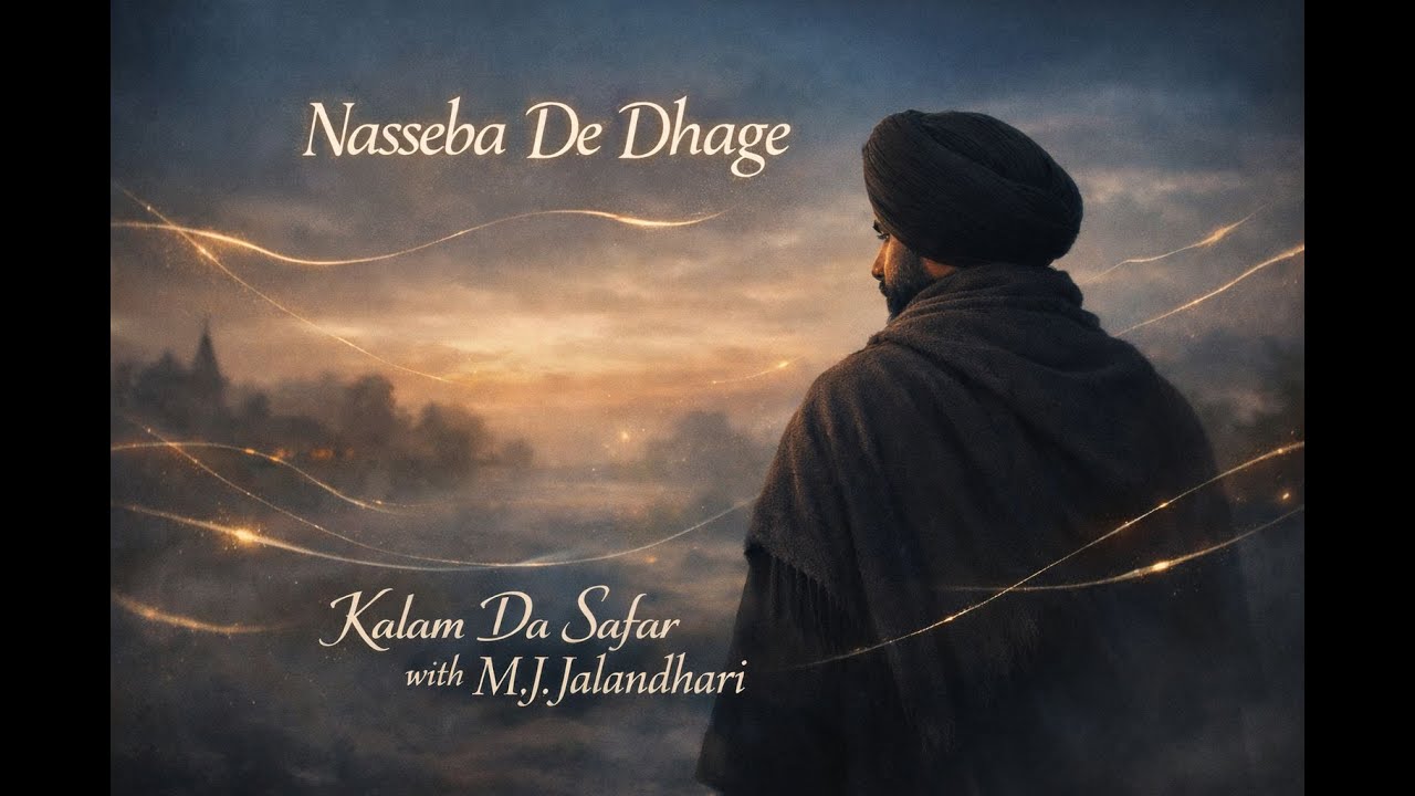 Nasseba De Dhage | Kalam Da Safar with M.J. Jalandhari | Punjabi Sad Poetry Song 2026 