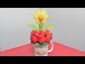 🍓🍈 DIY Arreglo Frutal: Flor Feliz  🍍🍇