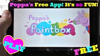 Peppa Pig Paintbox free app! Paint with Peppa! Peppa Pig Paintbox app gratuita! Pintura con Peppa! screenshot 1