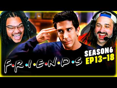 Thumbnail for FRIENDS SEASON 6 Episodes 13–18 REACTION – ROSS HAS ACHIEVED TOTAL UNAGI! –FIRST TIME WATCH – REVIEW