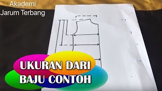 ukur dari baju contoh
