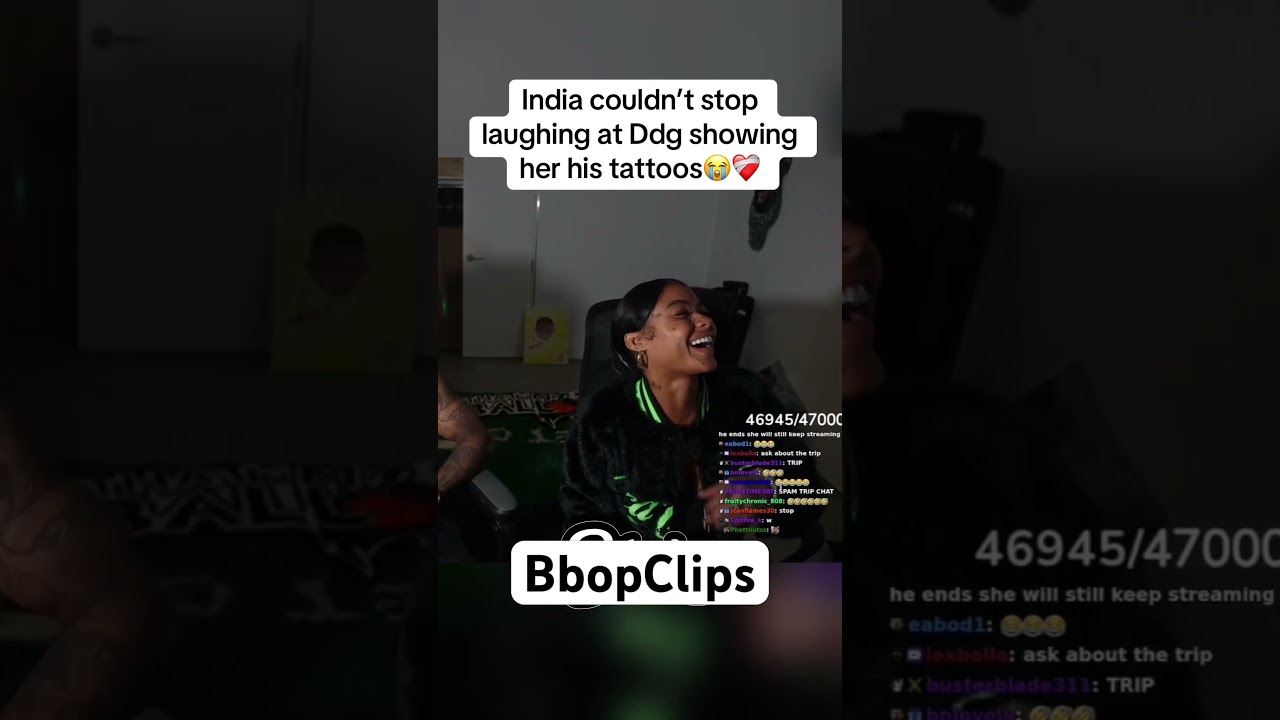 Индия не могла перестать смеяться, когда ДДГ показал ей свои татуировки 