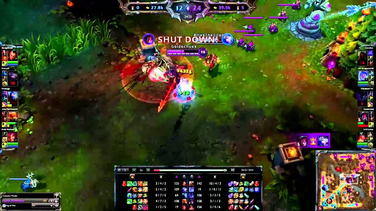 Aatrox double kill (After nerf!)