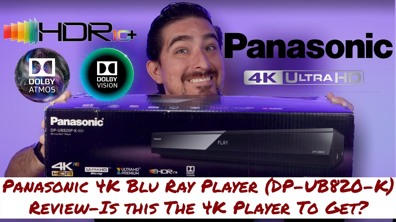 Panasonic 4K Streaming Blu-ray Player with Dobly Vision 7.1, Ultra