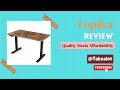 Topika - Electric Standing Desk, Height Adjustable Desk with Desk Top