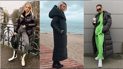 С ЧЕМ НОСИТЬ ЧЕРНЫЙ ПУХОВИК 60 РОСКОШНЫХ ИДЕЙ