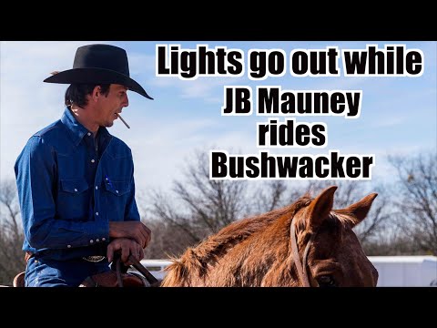 Lights go out while JB Mauney rides Bushwacker Story