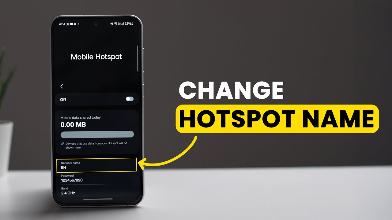 How to Change Hotspot Name on Android Mobile? - YouTube