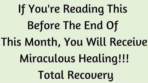 Before the end of this month, you will receive miraculous healing❣ God's Message For You Episode 547