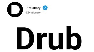 Drub Meaning In English