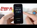 Enable Always on for Older iPhone SE,6s,6s+,7,7+